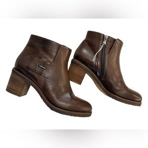 Roberto Del Carlo Ankle Leather Boots Sz 39/9